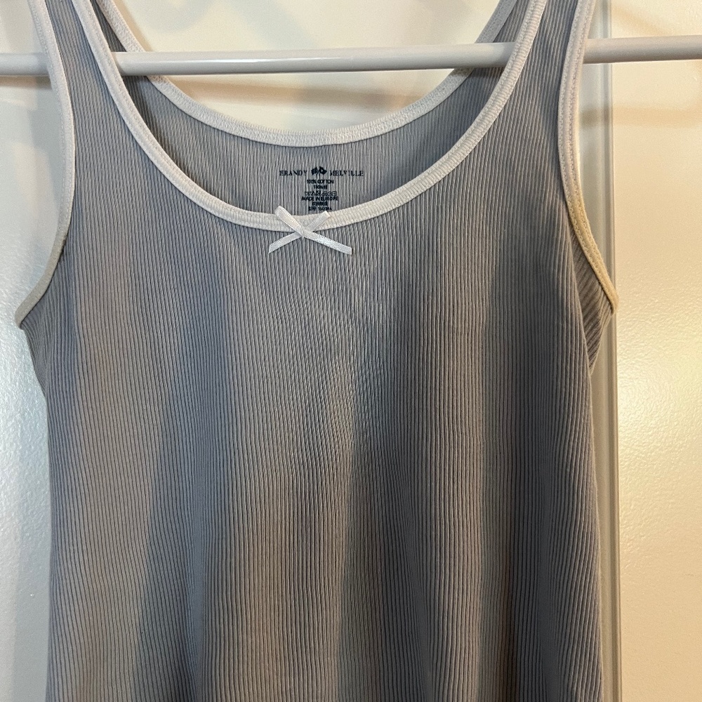 Brandy Melville light blue tank
